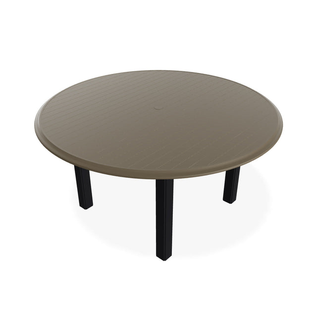 Telescope Balcony Height 56" Round Aluminum Slat Top Table - 3110-3M00LEG 