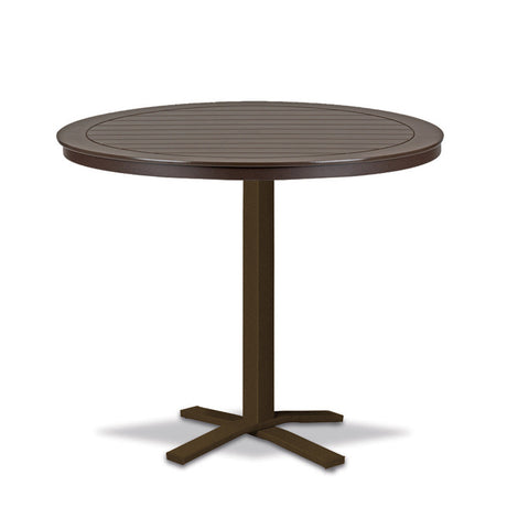 Telescope Bar Height 42" Round MGP Top Table w/ Pedestal 