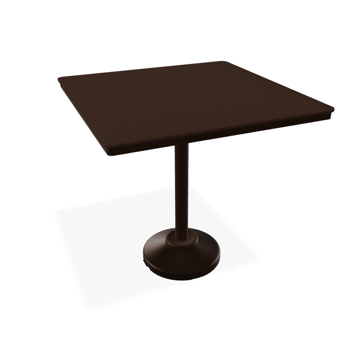 Telescope Bar Height 42" Square MGP Top Table w/ 80lb Pedestal 
