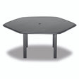 Telescope Bar Height 63" Hexagonal Table - 3100-5M00LEG 