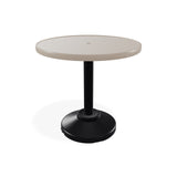 Telescope Dining Height 30" Round Value Hammered Top Table w/ 80lb Pedestal - T980-2P20BAS 