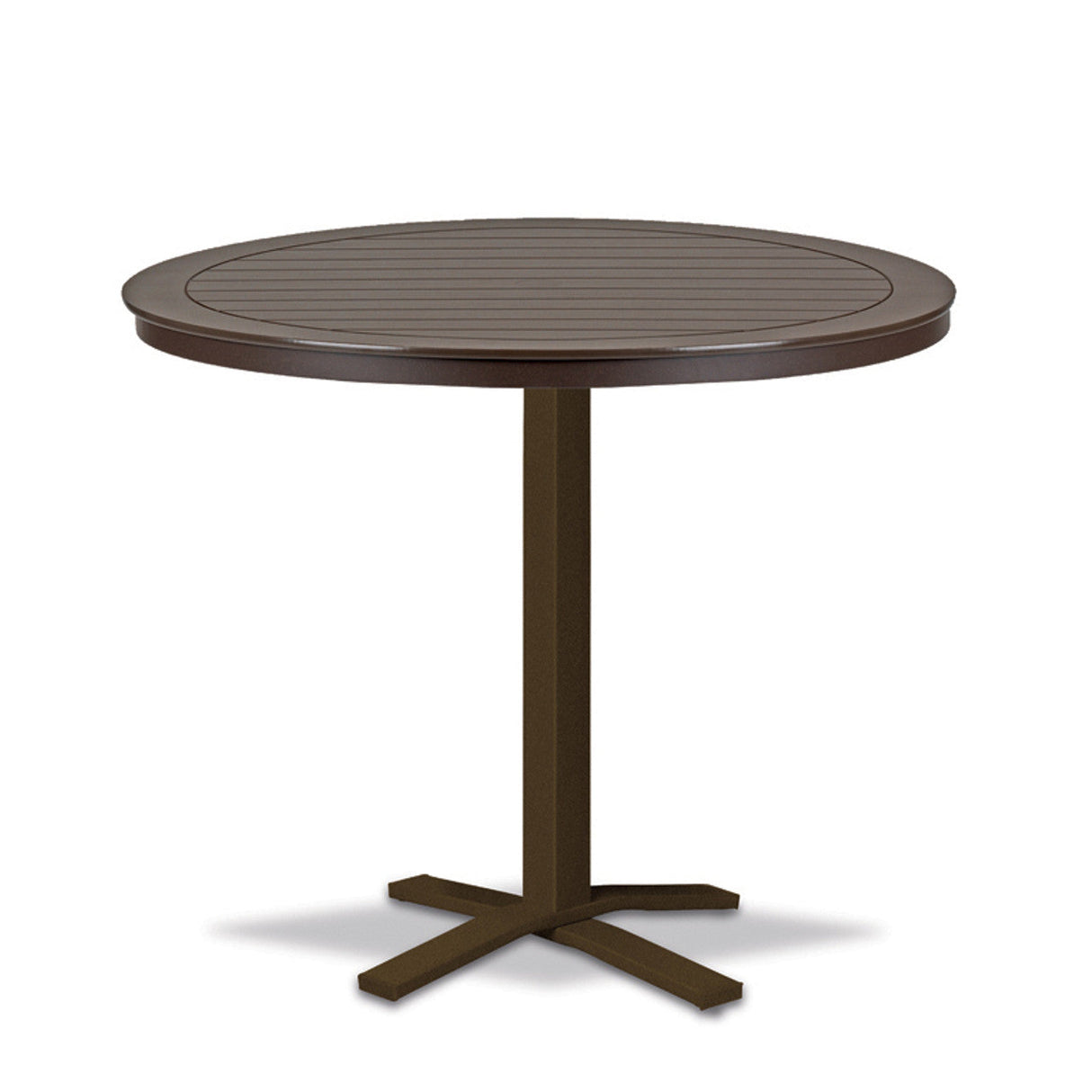 Telescope Dining Height 42" Round MGP Top Table w/ Pedestal 