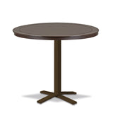 Telescope Dining Height 42" Round MGP Top Table w/ Pedestal 