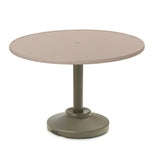 Telescope Dining Height 42" Round Value Hammered Top Table w/ 80lb Pedestal - T900-2P20BAS 