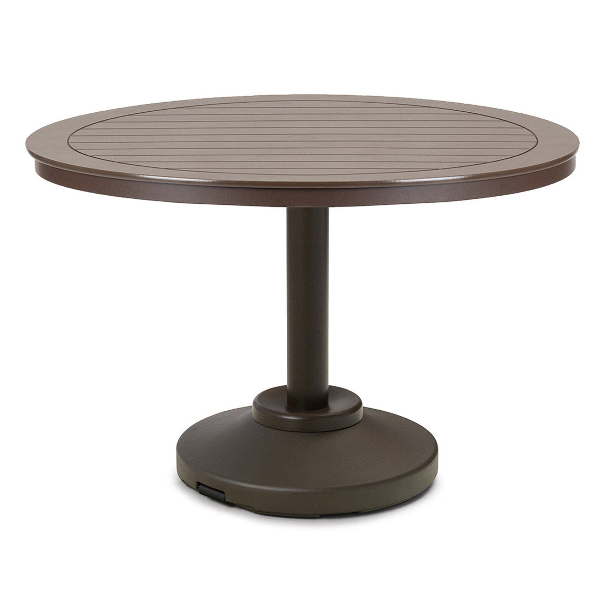 Telescope Dining Height 48" Round MGP Top Table w/ 120lb Pedestal 