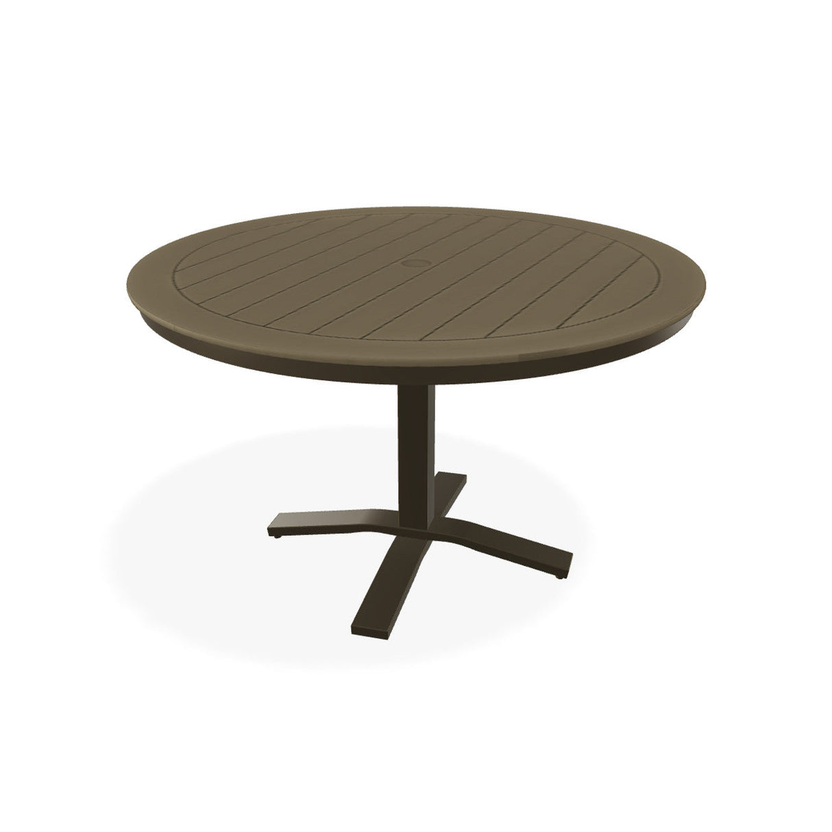 Telescope Dining Height 48" Round MGP Top Table w/ Pedestal 