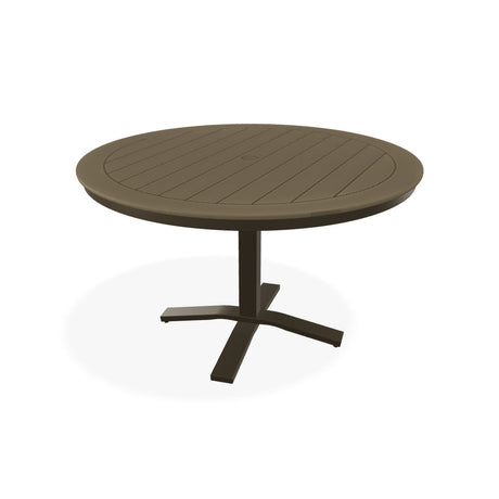Telescope Dining Height 48" Round MGP Top Table w/ Pedestal 