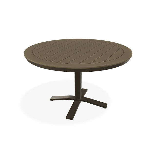 Telescope Dining Height 48" Round MGP Top Table w/ Pedestal 