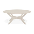 Telescope Wexler MGP Cushion 24" x 42" Oval Coffee Table 