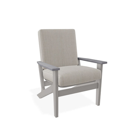 Telescope Wexler MGP Cushion Chat Height Arm Chair w/ Rustic Arms - R070 2