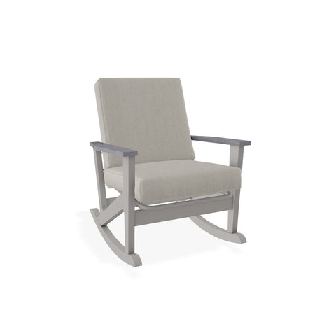 Telescope Wexler MGP Cushion Chat Height Rocker w/ Rustic Arms - R030 3