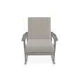 Telescope Wexler MGP Cushion Chat Height Rocker w/ Rustic Arms - R030 