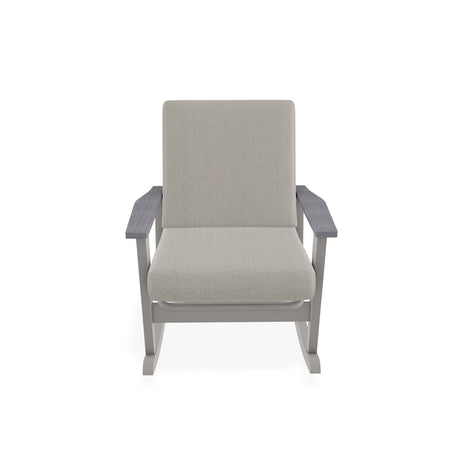 Telescope Wexler MGP Cushion Chat Height Rocker w/ Rustic Arms - R030 