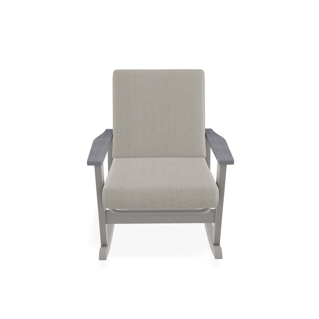 Telescope Wexler MGP Cushion Chat Height Rocker w/ Rustic Arms - R030 