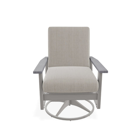 Telescope Wexler MGP Cushion Chat Height Swivel Rocker w/ Rustic Arms - R060 