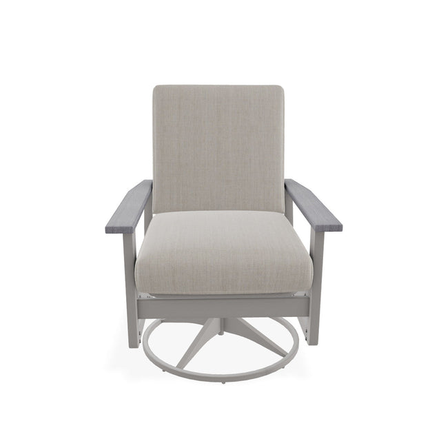 Telescope Wexler MGP Cushion Chat Height Swivel Rocker w/ Rustic Arms - R060 