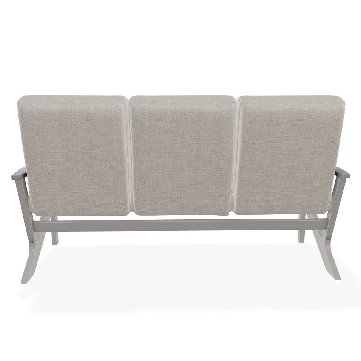 Telescope Wexler MGP Cushion Chat Height Three-Seat Sofa w/ Rustic Arms - R0R0 1