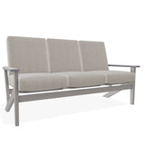 Telescope Wexler MGP Cushion Chat Height Three-Seat Sofa w/ Rustic Arms - R0R0 2