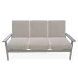 Telescope Wexler MGP Cushion Chat Height Three-Seat Sofa w/ Rustic Arms - R0R0 