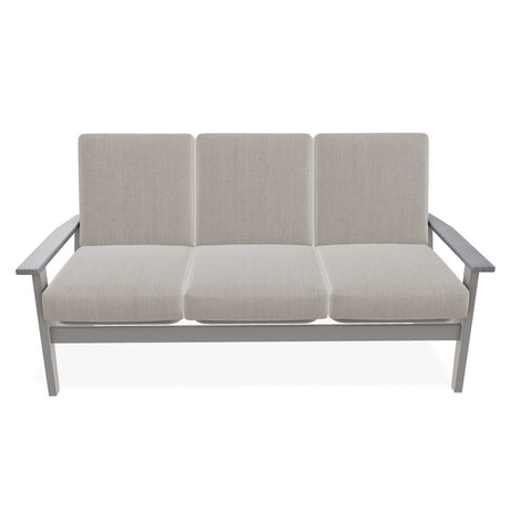 Telescope Wexler MGP Cushion Chat Height Three-Seat Sofa w/ Rustic Arms - R0R0 