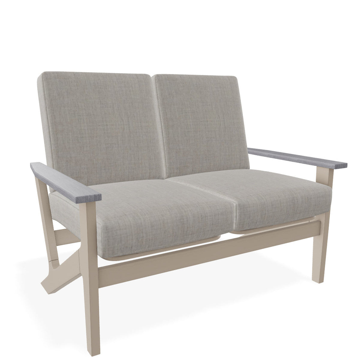 Telescope Wexler MGP Cushion Chat Height Two-Seat Loveseat w/ MGP Arms - 5W40 1