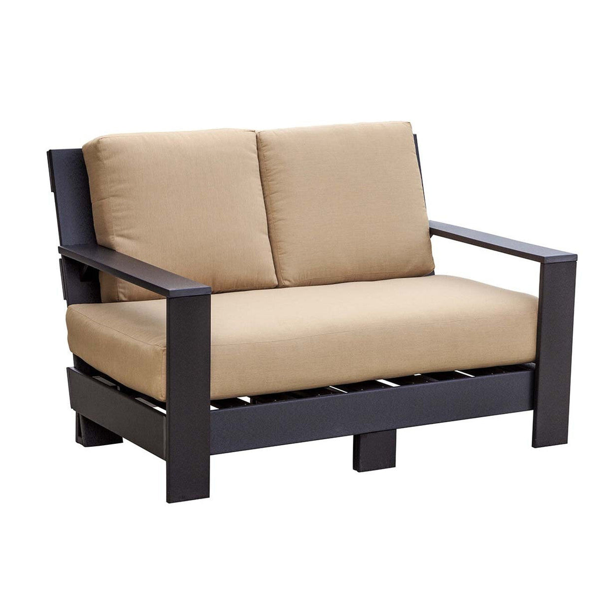 Wildridge Contemporary Deep Seat Love Seat with Cushions - LCC-303 